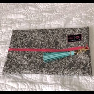 Silver Makeup Junkie Bag